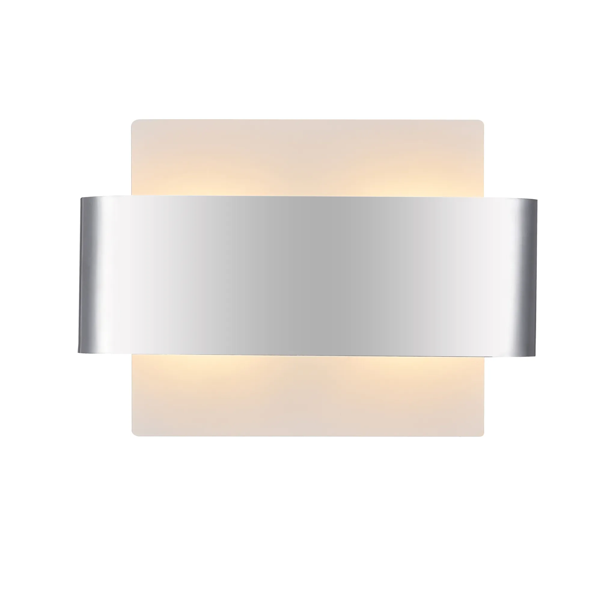 D0378  Damo Wall 2 Light Polished Chrome, White